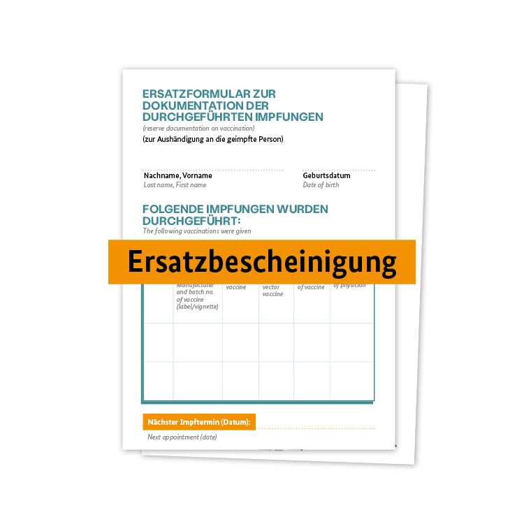 Ersatzbescheinigung